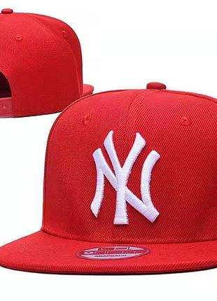 Кепка снепбэк new york yankees snapback красная