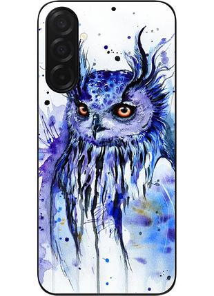 Силиконовый чехол epik для samsung galaxy a57 с принтом сова акварель
