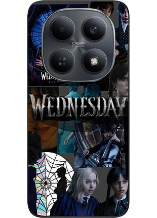 Чехол силиконовый epik для xiaomi redmi note 15 4g / 5g с рисунком wednesday тайна