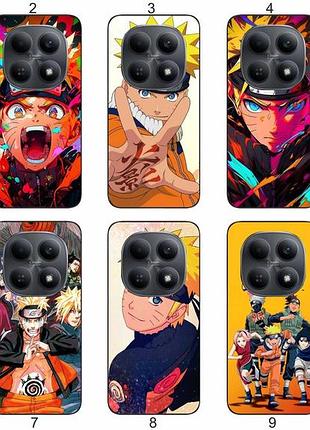 Силіконовий чохол з аніме наруто anime naruto для xiaomi redmi note 15 4g / 5g вислови свою фанатську любов