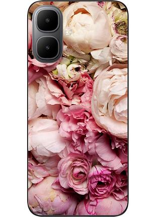 Чохол силіконовий epik для infinix smart 10 (x6725) з принтом півонії