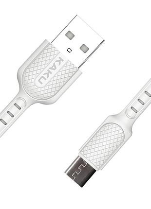 Usb кабель kaku ksc-111 usb - micro usb 1m - white 2
