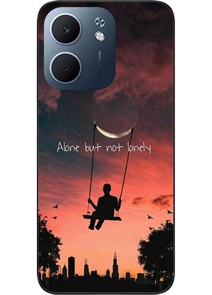 Чехол силиконовый epik для oppo a5x с принтом надпись
