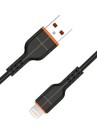 Usb кабель kaku ksc-299 usb - lightning 1m - black