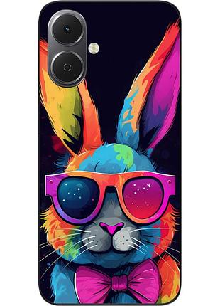 Чехол силиконовый epik для tecno spark go 2 (km4) с принтом радужный кролик