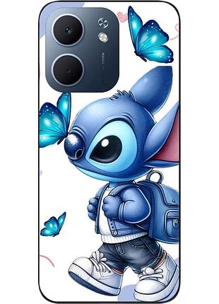 Чохол силіконовий epik для oppo a5x з принтом стич та метелики