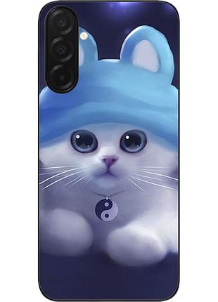 Бампер силіконовий чохол epik для samsung galaxy a27 5g з принтом cat