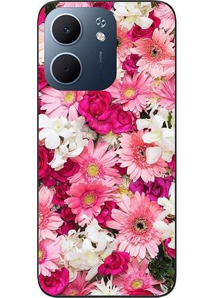 Силиконовый чехол бампер epik для oppo a5x с принтом нежные цветы