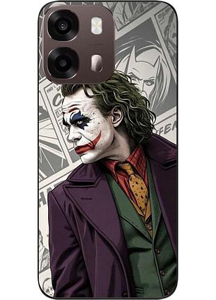 Силиконовый чехол epik для oppo a6s с принтом джокер комикс мрака