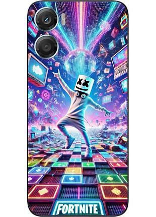 Силіконовий чохол epik для motorola g06 з принтом неоновий рейв fortnite