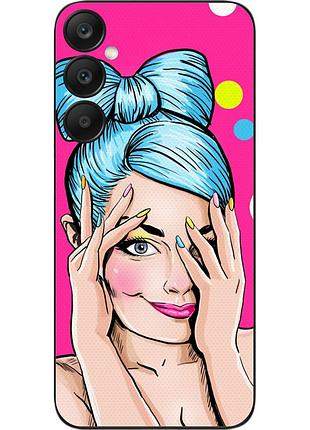 Силіконовий чохол epik для samsung galaxy a16 з картинкою дівчина поп арт