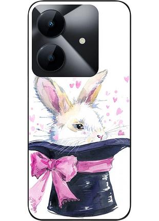 Чехол силиконовый epik для realme note 60 4g / note 60x 4g с картинкой кролик