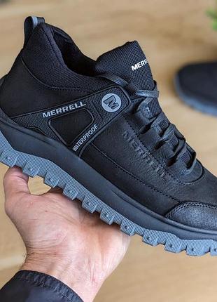 Чоловічі зимові кросівки merrell шкіра кроссовки мужские зимние кожа