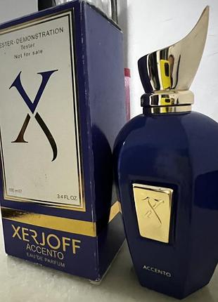 Xerjoff accento eau de parfum оригінал новий  tester • demonstration tester 100 мл