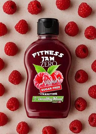 Фітнес джем power pro fitness jam zero sugar free, 200 грам - малина з карнитином