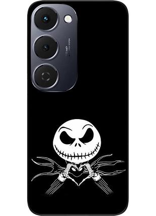Чохол силіконовий epik для tecno spark 40 pro plus (km7) з принтом посмішка темряви