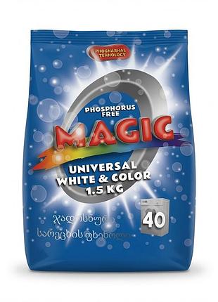 Стиральный порошок magic universal white & color, 1,5 кг