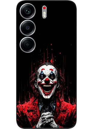 Силиконовый чехол epik для tecno camon 40 (cm5) с принтом клоун апокалипсиса