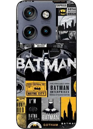 Чехол силиконовый epik для motorola edge 60 neo с принтом batman тёмный рыцарь