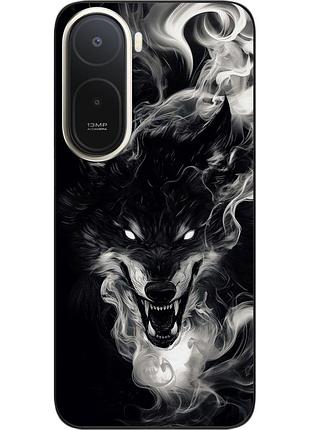 Чохол силіконовий epik для xiaomi poco c81 pro з принтом туманний вовк