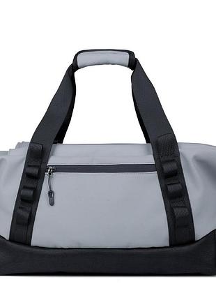 Текстильная серая сумка -рюкзак confident tb9-t-276g