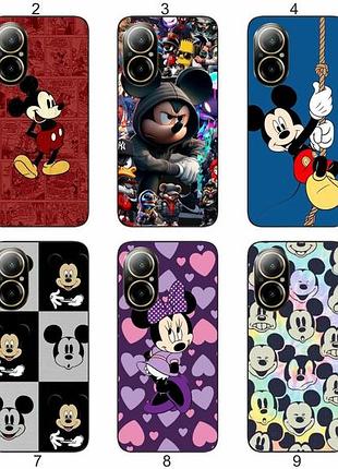 Силіконовий чохол мікі маус mickey mouse для realme c67 4g діснеївська естетика