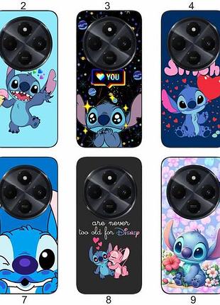 Силіконовий чохол stitch стіч для xiaomi poco c75 пустотливий принт і захист
