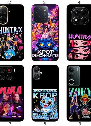 Силиконовый чехол kpop demon hunters для samsung xiaomi iphone realme vivo zte oppo motorola nokia tecno infinix poco