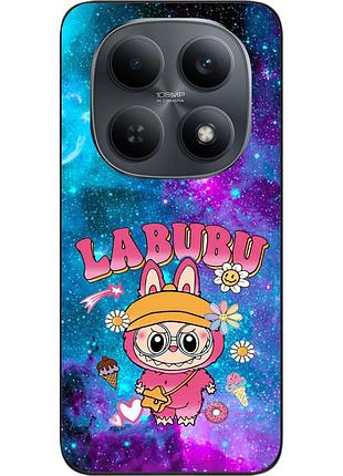 Силіконовий чохол epik для xiaomi redmi note 15 4g / 5g з принтом labubu галактика