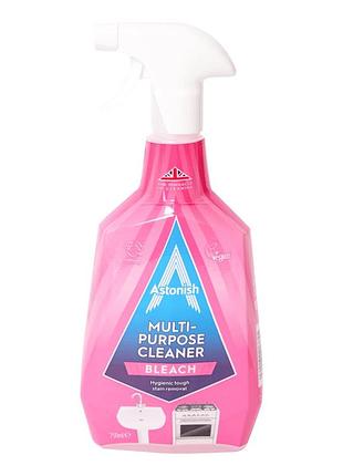 Універсальний спрей для прибирання з відбілювачем astonish multi-purpose cleaner with bleanch 750 мл