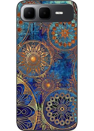 Силиконовый чехол epik для infinix smart 10 plus (x6725b) с принтом круги винтаж