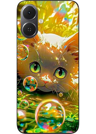 Чехол силиконовый epik для tecno spark go 2 (km4) с картинкой пузырики счастья