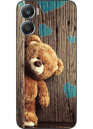 Бампер силиконовый чехол epik для motorola g06 с картинкой мишка
