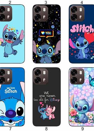 Силіконовий чохол stitch стіч для oppo a6s пустотливий принт і захист