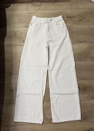 Білі джинси zara
