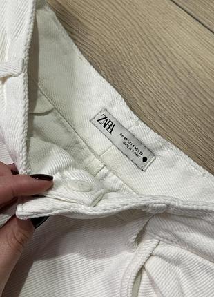 Білі джинси zara 4
