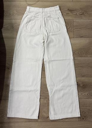 Білі джинси zara 5