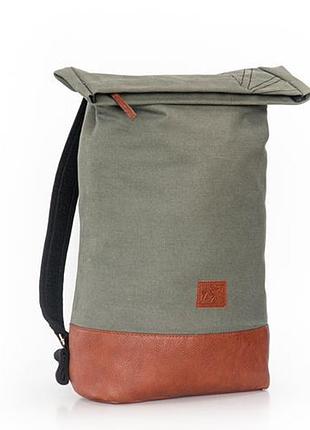 Рюкзак підлітковий молодіжний міський повсякденний roll top т 72 urban grey 557388