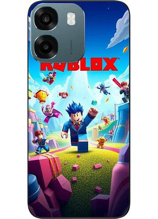 Чохол силіконовий epik для oppo a6 з принтом roblox яскравий світ