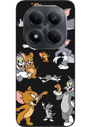 Чохол силіконовий epik для xiaomi redmi note 15 pro+ 5g з принтом дружба том і джері
