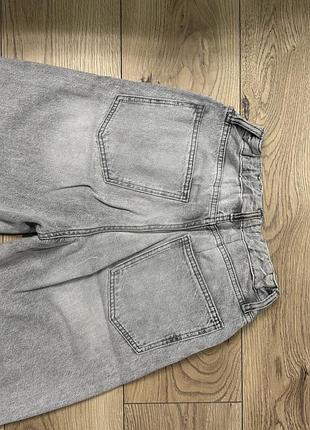 Сірі джинси zara wide leg 5