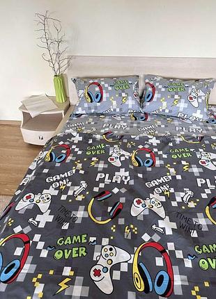 Постельное белье бязь голд game over