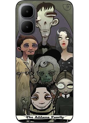 Силиконовый чехол epik для infinix smart 10 (x6725) с принтом семейка адамс