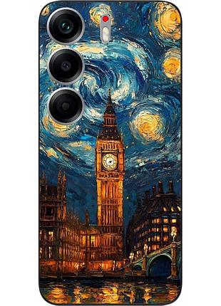 Чехол силиконовый epik для tecno camon 40 (cm5) с изображением звёздный лондон