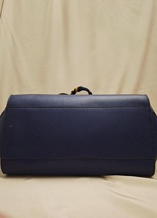 Синяя сумка-шопер guess amorette pochette оригинал 4