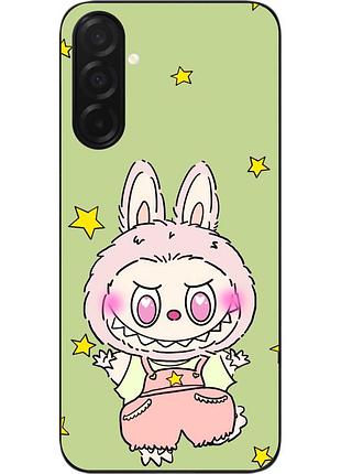 Чехол силиконовый epik для samsung galaxy a37 с принтом labubu звездный зайчик
