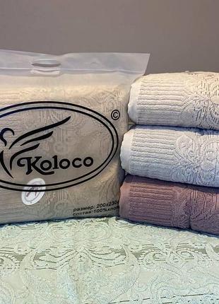 Махрове простирадло євро розмір koloco
