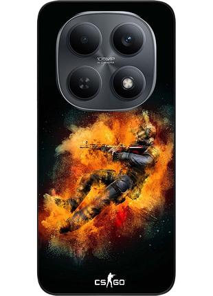 Силиконовый чехол epik для xiaomi redmi note 15 4g / 5g с принтом контр страйк