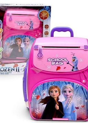 Сейф "рюкзак" frozen з підсвіткою, імітація сканування відбитка