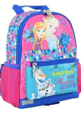 Рюкзак дитячий "1 вересня" k-16 554754 frozen, р. 22.5*18.5*9.5 см.